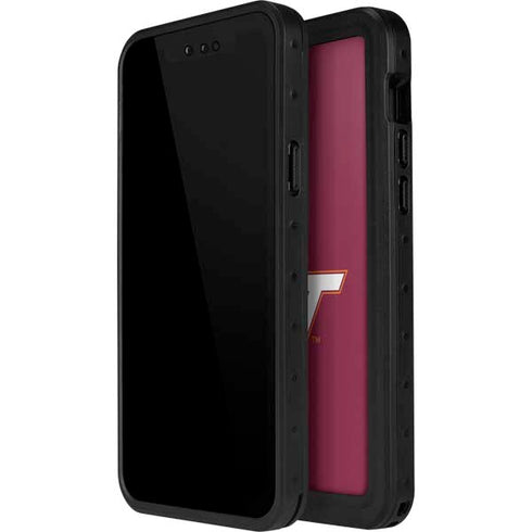 Virginia Tech Maroon iPhone 15 Waterproof Case